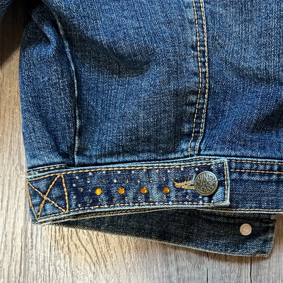 Hint Jeans Denim Jacket Size Large - Picture 5 of 13
